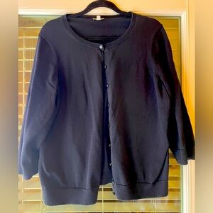 Talbots Charming Black Cardigan
